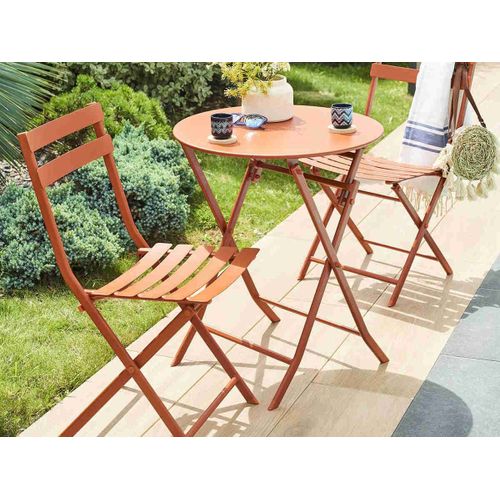 Table De Jardin Ronde Greensboro Ø 60 Cm Ambre - Hespéride