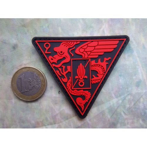 Écusson Militaire 2 Éme Rep Légion Parachutiste Insigne Pvc