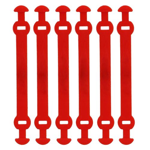 6 Pcs Raquette De Tennis Amortisseurs De Vibrations Longue Boucle Raquette De Tennis Amortisseur Pour Les Sports De Plein Air Rouge