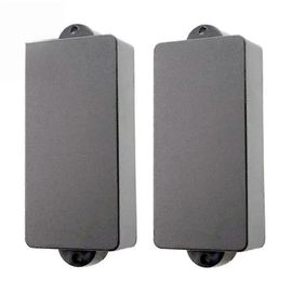 2pcs Pièces De Basse Électrique Couvercle De Micro Scellé Pas De Trou Pour Parties De Basse Pb À 4 Cordes