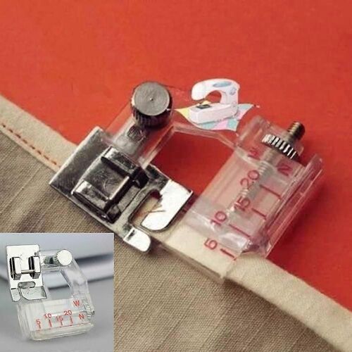 Biais Réglable Ruban De Reliure Pied Enclenchement Sur Pied-De-Biche 6290 Pour Frère Et La Plupart Des Accessoires De Machine À Coudre À Tige Basse