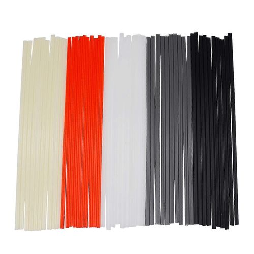 100 pièces baguettes de soudure en plastique Pp / pvc / ppr Baguettes de réparation de soudeur en plastique pour pare-chocs de voiture et Pla quotidien