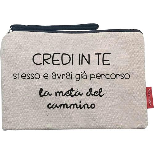 Maa-B-002-Crediinte, Porte-Documents À Main Femme, Ecru, Medium