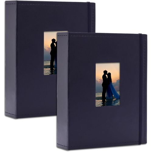 Tianyi-Album Photo 3 Pouces Pour Fujifilm Instax Mini 12 11 9 8 7s 90, Personnalisable Album Photo Polaroid Contenir 208 Photos (26 Pages), Idéal Pour Mariage Bébé Couple École Bleu (2 Paquet)