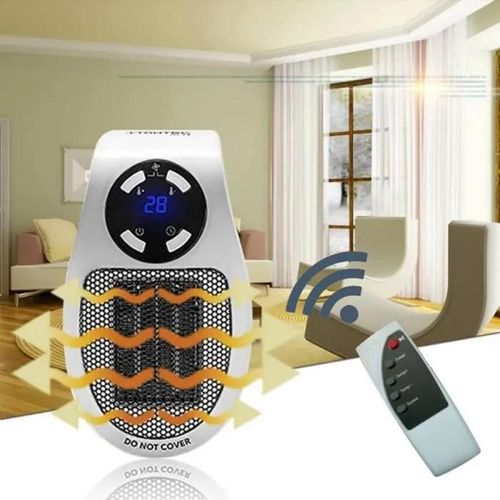 Radiateur Électrique - CODREAM - Chauffage Air Soufflant - 500W - Blanc - Salle de Bain - Programmable