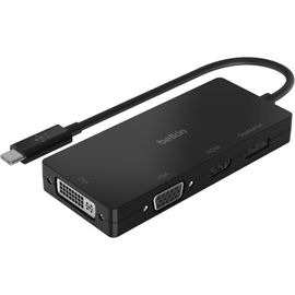 Avc003Btbk Usb-C Video Adapter (Hdmi, Vga, Dvi, Displayport)