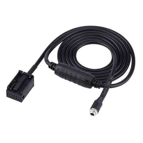 Câble Adaptateur Auxiliaire Femelle Noir De Voiture Pour Bmw E85 E86 Z4 Cd X3 E83 Ligne 12 Broches Pour Ipod