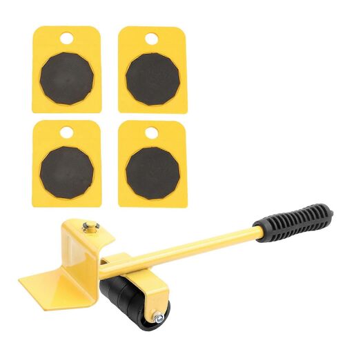 Kit De Transport De Meubles Yellow Lifter Plaque Mobile Pour Objets Lourds Portant 150kg