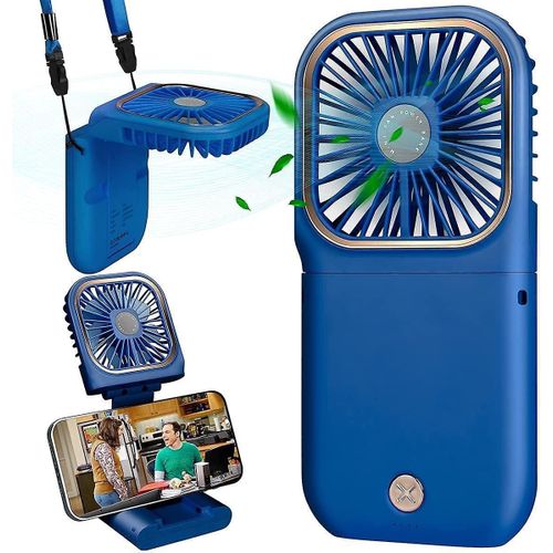 Ventilateur USB Mini ventilateur Ventilateur suspendu silencieux,rechargeable par USB avec 3 vitesses,ventilateur pliable et portable f