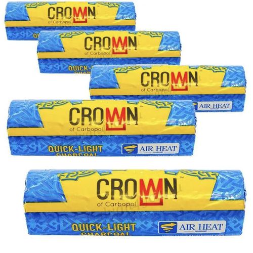 Carbopol Crown 40mm 5 sachets de 10 charbons (50 charbons)