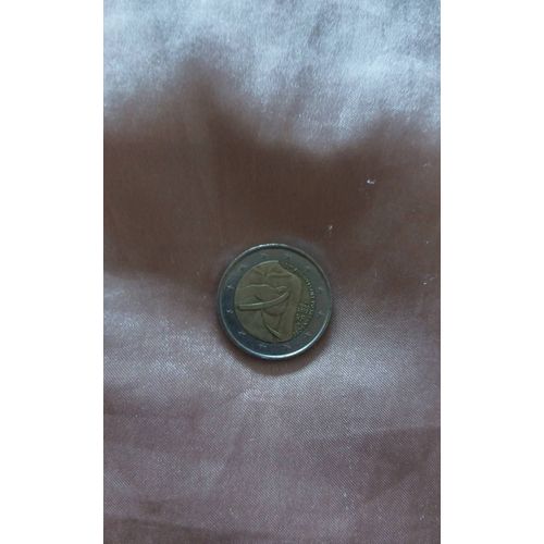 Piece Rare 2€ 25 Ieme Anniversaire Du Rubans Rose