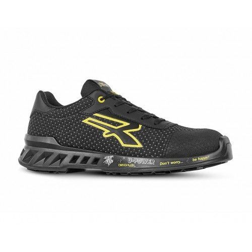 Chaussures De Sécurité Basses Matt S3 Ci Src Esd Noir Et Jaune Upower