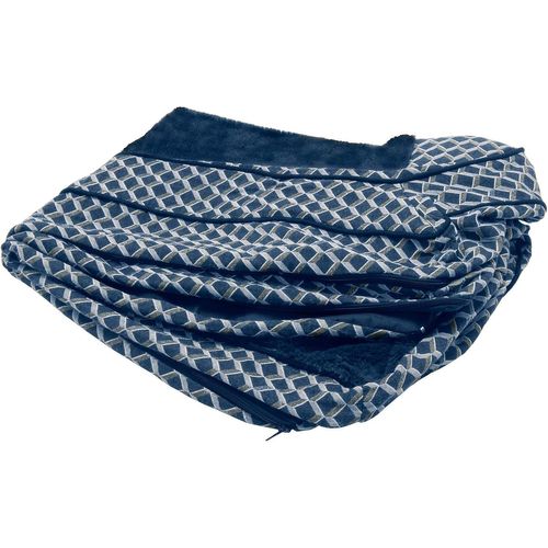 Housse De Rechange Confortable En Peluche Et Décorative Pour Lit De Chien Lavable En Machine Bleu Diamant, Jumbo (Taille Xl)