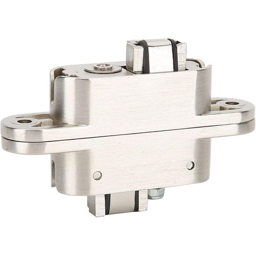 jum-Charnière Croisée Dissimulée,De Porte Réglable En Alliage Zinc 3D,Cachée,Accessoire QuincaillerieMeubles Pour Pliante Laissée Ouverte(23MmX95Mm)