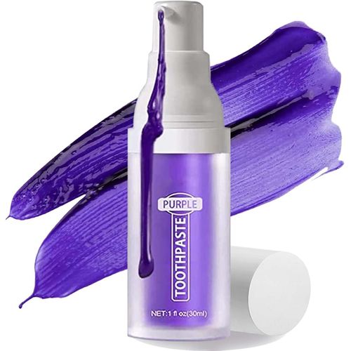 Kalanka-Blanchiment Dentaire Violet, Dentifrice Violet Menthe, Blanchissant, 30ml Blanc