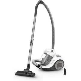 Aspirateur Sans Sac, Moteur Basse Consommation, Puissance 900 W, Format Compact, Haute Filtration, Rayon D'Action De 7,6 M, Swift Power Cyclonic Blanc Ro2917Ea