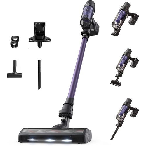 X-Pert 7.60 Aspirateur Balai Sans Fil,Ultra Léger,Puissant 140W,Polyvalent,Autonomie 45Min,Efficace Tous Types De Sols,Rh6A31Wo,Violet