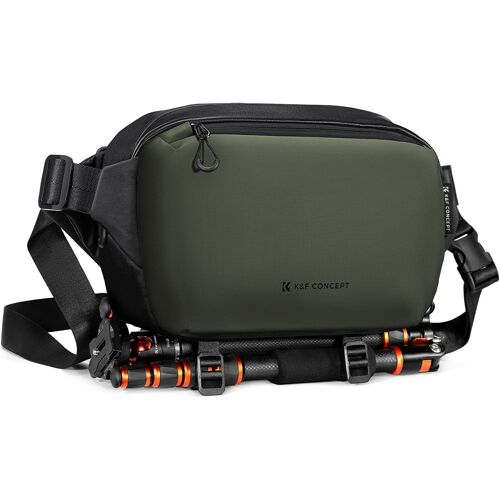 KALANKA-Sac à Dos pour Appareil Photo Sac à bandoulière Sac carré Sacs de Photographe Étui rectangulaire pour Appareil Photo Compatible avec Canon/Nikon/Sony Sac à Dos