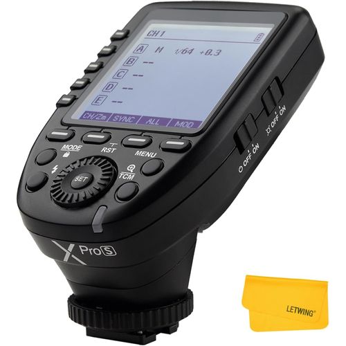SUBZONAL-Godox XPro-S Déclencheur de Flash Transmetteur 2.4G sans Fil TTL HSS 1/8000s 32 Canaux 16 Groupes Support Flash Automatique pour Sony Caméras