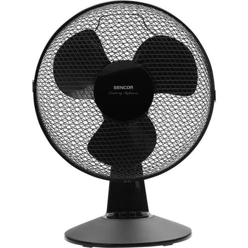Ventilateur de bureau - Sencor - SFE 3011BK - 3 vitesses - Oscillation 90° - 30 cm de diamètre