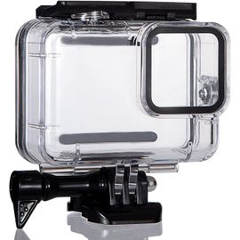 Boîtier étanche Compatible avec GoPro Hero 9/Hero 10/Hero 11 Black Caméra d'action Boitier de Protection Plongée 45M avec Vis Longue et Base de Montage