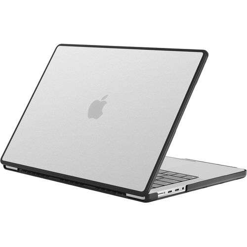 Coque pour MacBook Pro 16.2 2024(M4), Pro 16 Pouces M2 2023 Modèle A2780, M1 Pro/M1 Max 2022 2021, Modèle A2485, Étui de Protection Coins Renforcés- Clair