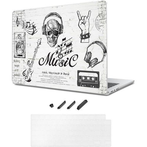 Coque Compatible avec MacBook Air 13,6 Pouces 2025-2022 Release A3240 M4 A3113 M3 A2681 M2 Chip, Motif imprimé Coque Rigide pour Ordinateur Portable pour MacBook Air 13,6 - Graffiti créatif
