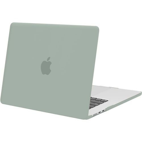 Coque Compatible avec MacBook Air 15 Pouces M4 M3 M2 A3241 A3114 A2941 avec Liquid Retina 15,3 Pouces & Touch ID,Coque Protection Rigide pour Mac Air 15 2025 2024 2023 Release,Vert Antique