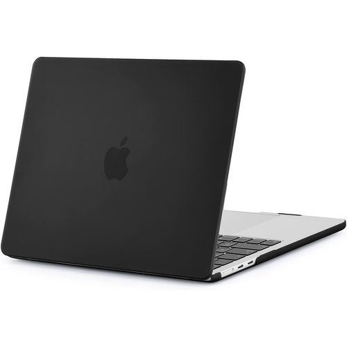 ChicSlick-Coque Compatible Avec Macbook Air M2 M3 15 Pouces 2024 2023 A2941 A3114 Avec Touch Id Et 15,3"" Retina Display, Mac Air Protection Étui Rigide En Plastique - Noir Mat Transparent[X716]