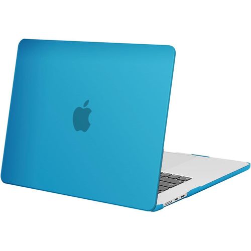 Coque Compatible avec MacBook Air 15 Pouces M4 M3 M2 A3241 A3114 A2941 avec Liquid Retina 15,3 Pouces & Touch ID,Coque Protection Rigide pour Mac Air 15 2025 2024 2023 Release,Aqua Bleu