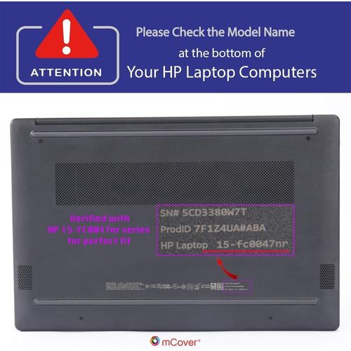 Étui Compatible Uniquement Avec Ordinateur Portable Hp 15-Fcxxxx/15-Fdxxxx 2024 15,6"" Windows Notebook Pc (Ne Convient Pas Aux Autres Modèles D'Ordinateurs Portables Hp) ¿ Rose