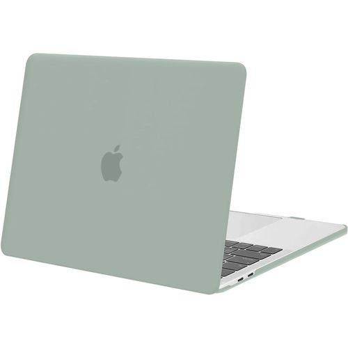 Coque Compatible avec MacBook Pro 13 Pouces 2024 2023 2022-2016 M2 M1 A2338 A2289 A2251 A2159 A1989 A1706 A1708 avec/sans Touch Bar, Étui de Protection Plastique Case Rigide, Vert Antique