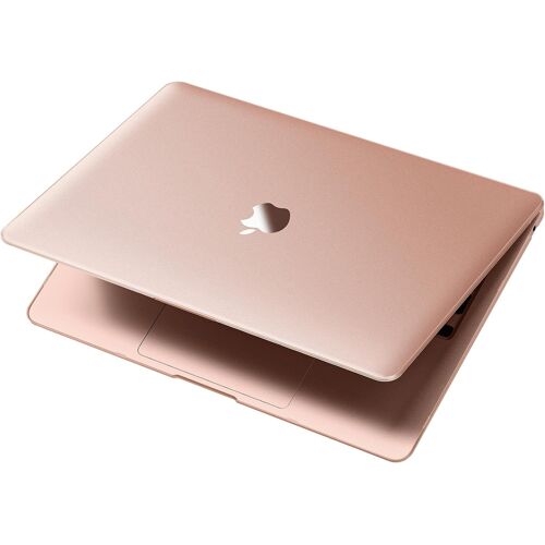 Compatible avec MacBook Air 13"" M1 2020, 2019, 2018 [identique aux appareils nus] Coque de protection rigide robuste pour ordinateur portable A2337 A2179 A1932 ¿ Doré transparent
