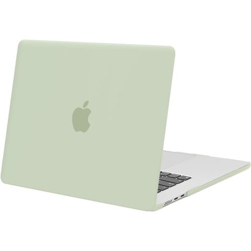 Coque Compatible Avec Macbook Air 15 Pouces M4 M3 M2 A3241 A3114 A2941 Avec Liquid Retina 15,3 Pouces & Touch Id,Coque Protection Rigide Pour Mac Air 15 2025 2024 2023 Release,Sage Vert
