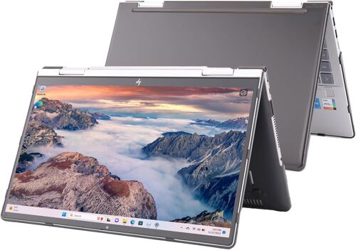 Coque rigide uniquement compatible avec les ordinateurs portables HP Envy x360 14-ES0000 Series 2023   2024 14" (ne convient pas aux autres modèles HP) ¿ Noir