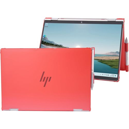 Étui uniquement compatible avec ordinateur portable Windows 2 en 1 HP Elite x360 1040 G11 2024   2025 14" (ne convient pas aux autres modèles HP) - Rouge