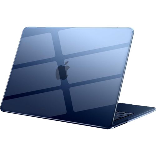 KALANKA-Coque Compatible avec MacBook Air 13 Pouces M4 A3240 M3 A3113 M2 A2681 [correspondre Le Minuit de Mac], Sortie en 2025 2024 2022, Etui de Protection pour Mac Book Air 13,6"", Transparent Minui