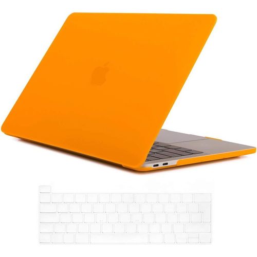 Compatible avec Mac Book Pro 16" 2019/2020 ¿ Coque rigide en plastique lisse pour ordinateur portable MacBook Pro 16" A2141 avec Touch Bar Touch ID avec disposition britannique en TPU ¿