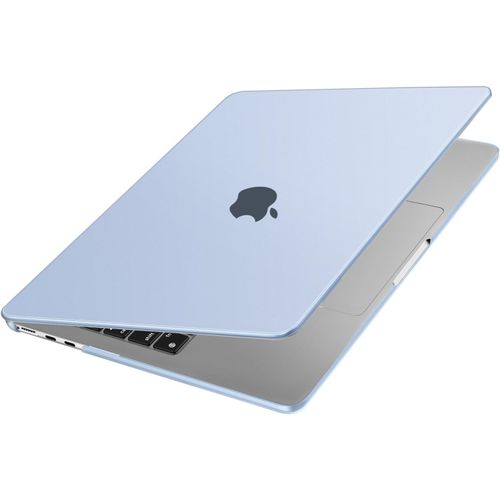 Coque Compatible avec MacBook Air 13 Pouces M4 M3 M2 2025 2024 2022 A3240 A3113 A2681, Coque Rigide Ultra-Mince Naturel Couleur pour MacBook Air 13,6 Pouces,Bleu Pastel