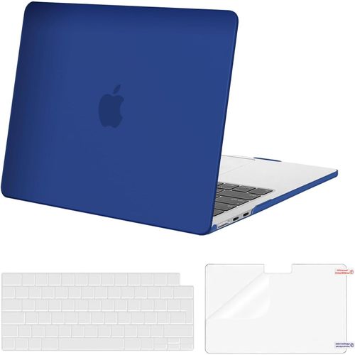Coque Compatible avec MacBook Air M4 M3 M2 13 Pouce A3240 A3113 A2681 2022 2023 2024 2025,Étui Rigide Housse de Protection pour MacBook Air 13,6 &Clavier&Protecteur D'écran,Bleu Royal