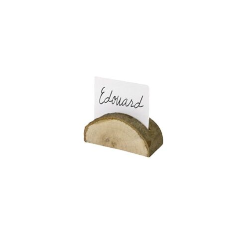 MARQUE-PLACE RONDIN BOIS CHAMPÊTRE 5X2.5CM NATURE