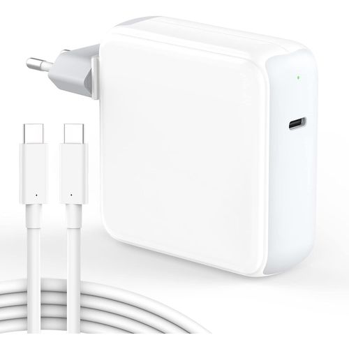Chargeur Mac Book Pro, 96w Chargeur Usb C Compatible Pour Macbook Pro 16/15/ 14/13 Pouces, Macbook Air 2020/2019/ 2018, Ipad, Alimentation Rapide, Câble De Charge Macbook Usb C 5a 100w