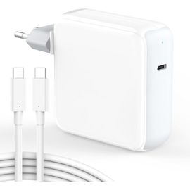 Chargeur Mac Book Pro, 96w Chargeur Usb C Compatible Pour Macbook Pro 16/15/ 14/13 Pouces, Macbook Air 2020/2019/ 2018, Ipad, Alimentation Rapide, Câble De Charge Macbook Usb C 5a 100w
