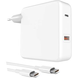 108w 96w+12w Usb C Chargeur D'alimentation Compatible Avec Mac Book Pro 16/15/14/13 Pouces Ipad Pro 12,9/11 Pouces Pd Avec Câble De 2m¿