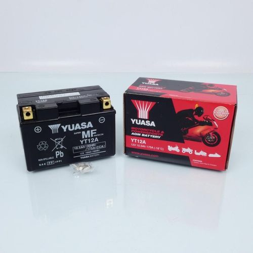 Batterie Sla Yuasa Pour Scooter Aprilia 125 Sr Max Après 2013 Neuf