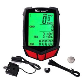 Compteur De Vélo Filaire Avec 20 Fonctions : Compteur De Vitesse, Odomètre, Chronomètre Et Plus Encore Pour Les Passionnés De Cyclisme - Compact Et Durable