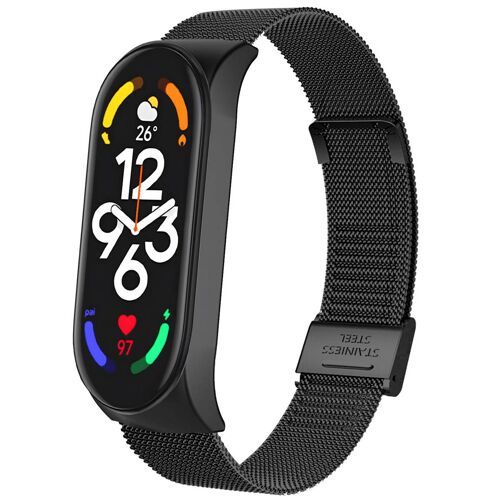 Imoshion Bracelet Milanais Xiaomi Mi Band 7 Noir