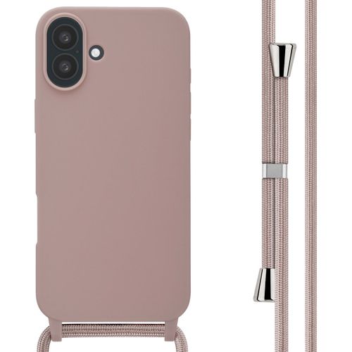 Imoshion Coque En Silicone Avec Cordon Iphone 16 Plus Sand Pink