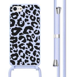 Imoshion Coque Design En Silicone Avec Cordon Iphone Se (2022 / 2020) / 8 / 7 Animal Lila