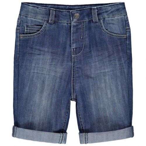 Bermuda En Jean Effet Délavé Pour Bébé Garçon - Bleu Stone